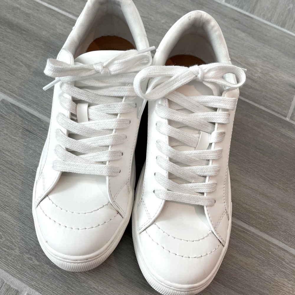 White sneakers